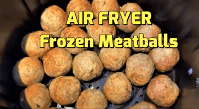 Air fryer frozen meatball recipe,best and quickest method to cook prepare frozen meatball in air fryer