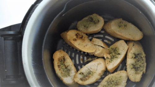Frozen Garlic Bread in Air Fryer